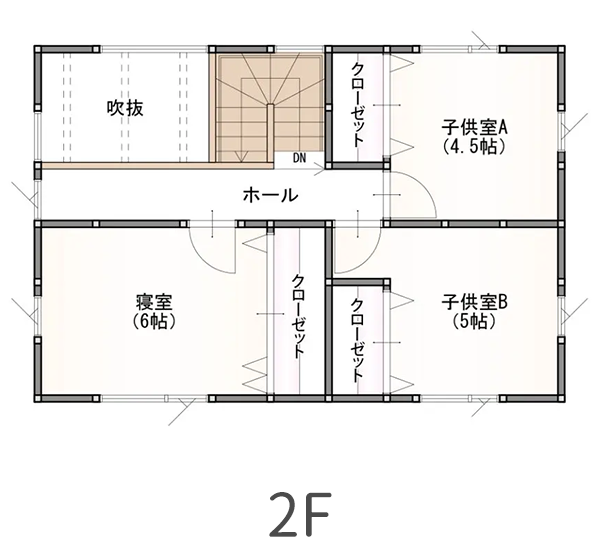 2F間取り図