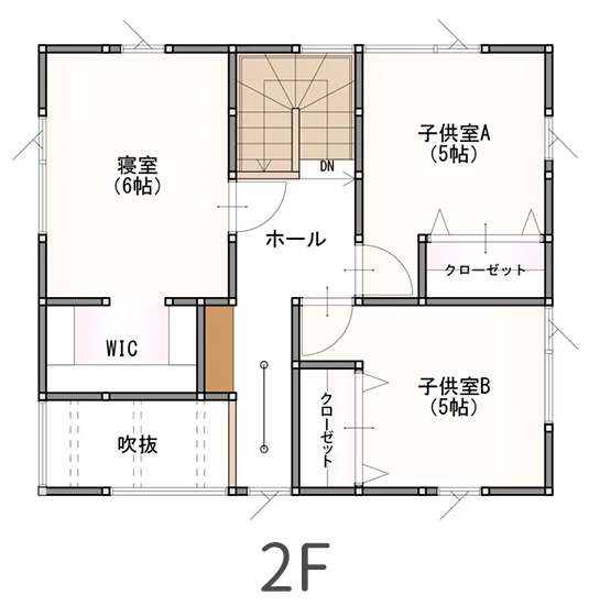 2F間取り図