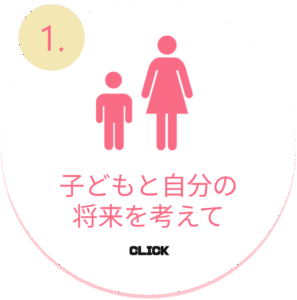 子どもと自分の将来を考えて